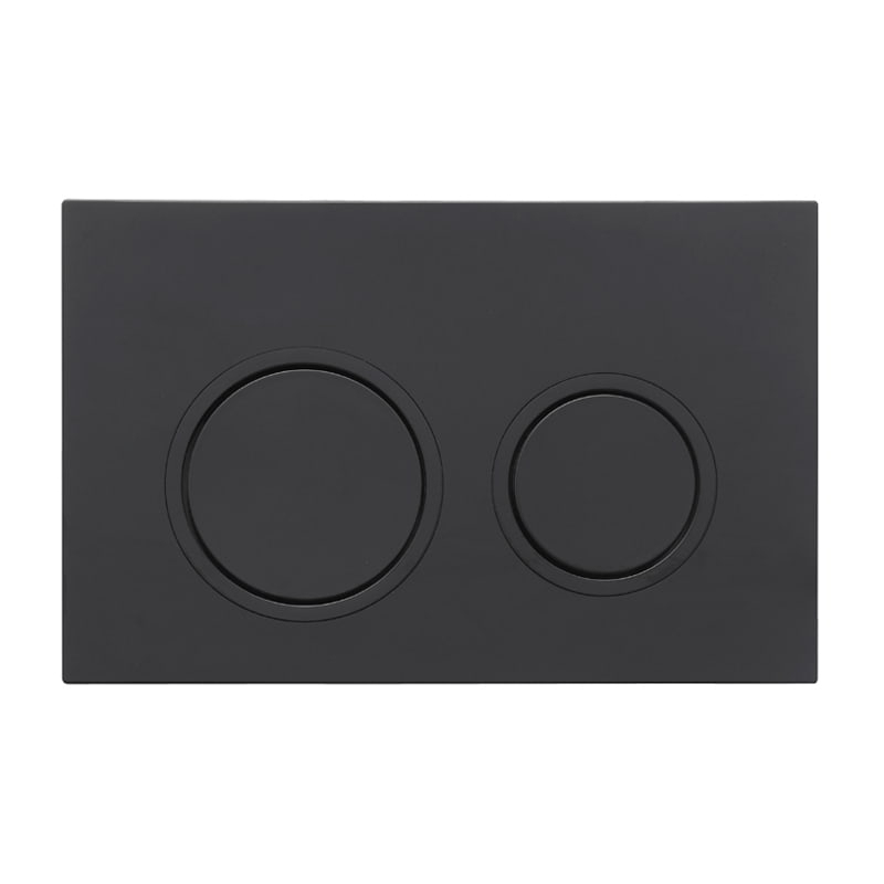 Pack WC Bati-support ETROIT Autoportant W-RED + WC Noir mat + plaque
