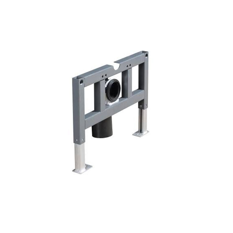 WC suspendu ne nécessitant pas de réservoir + abattant + bâti-support, noir mat, W1.0