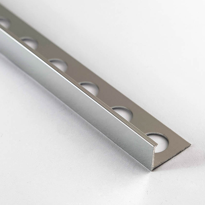 Profilé aluminium en L 2 coloris 10mm 260cm