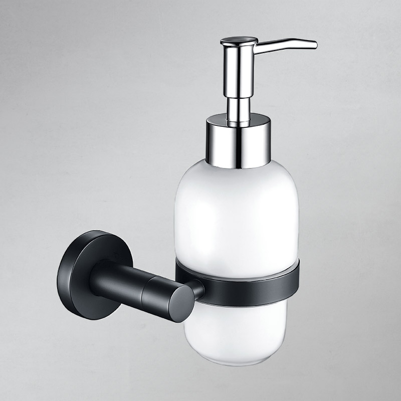 Distributeur se savon liquide mural noir mat, Roll