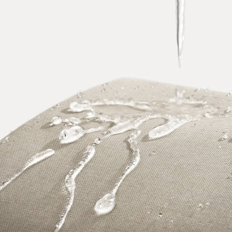 Rideau de douche 150, 200 ou 300 x 200 cm, lin Beige, Lino