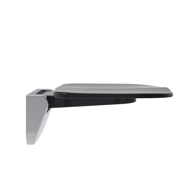 Siège de douche repliable, Noir