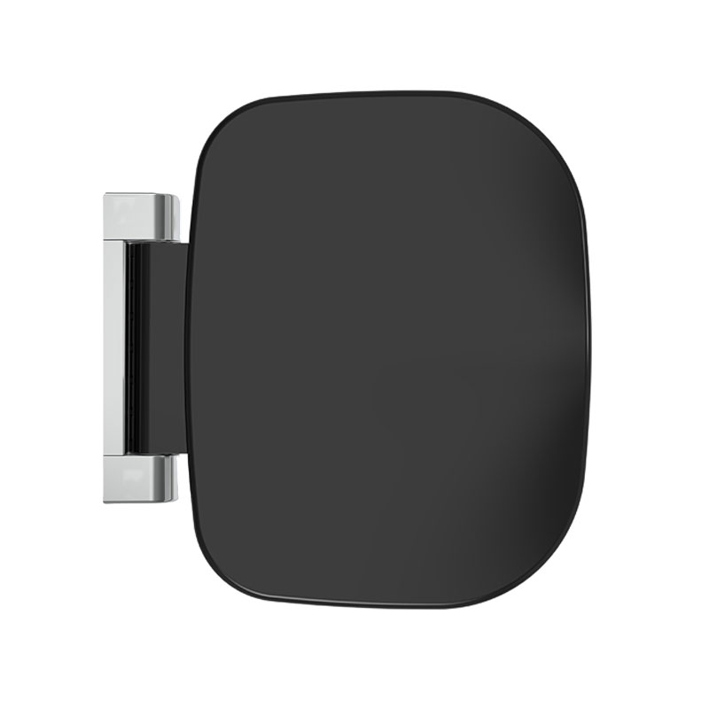 Siège de douche repliable, Noir