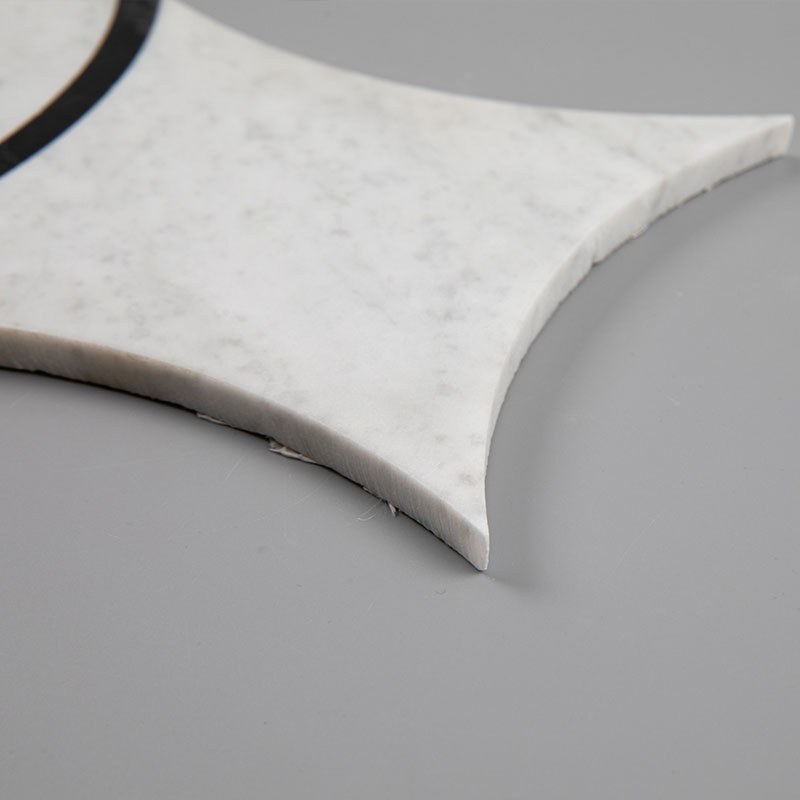 Mosaïque, 41x20,5 cm, marbre blanc, Sweet Osmanthus