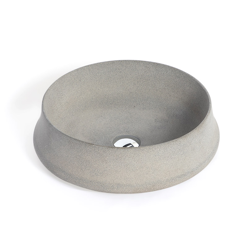 Vasque béton, 39 cm, gris anthracite, Greece