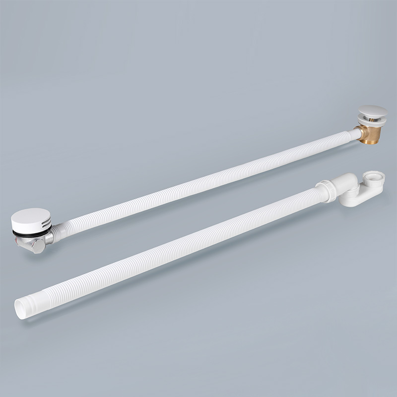 Vidage - remplissage de baignoire, blanc mat