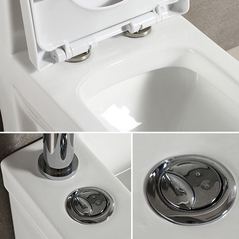WC à poser avec lave-mains intégré et robinet, Integral