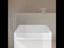 Baignoire îlot rectangulaire, 140 à 180 cm acrylique, Varese