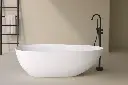 Baignoire îlot ovale, solid surface