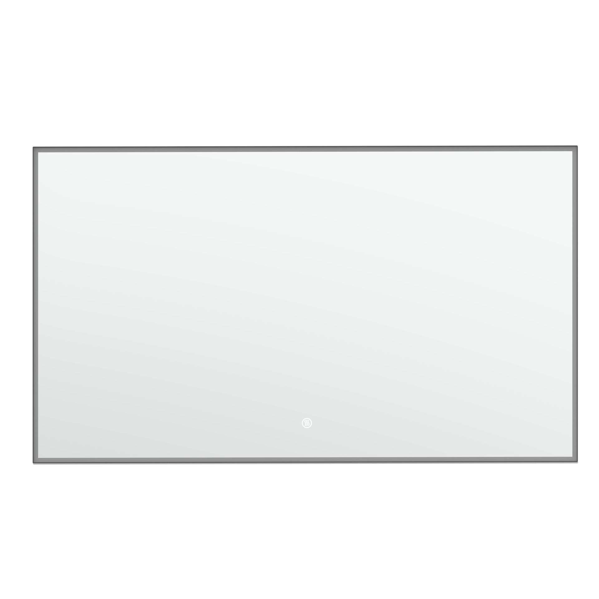 Miroir 120x70 cm rectangulaire, antibuée, Châtelet, 3 couleurs