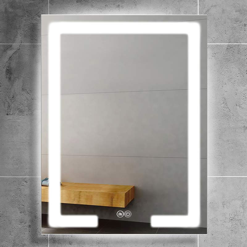 Miroir 60x80 cm éclairant rectangulaire, Deco-Light