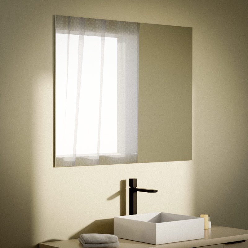 Miroir salle de bain 100X80 cm, Reflect