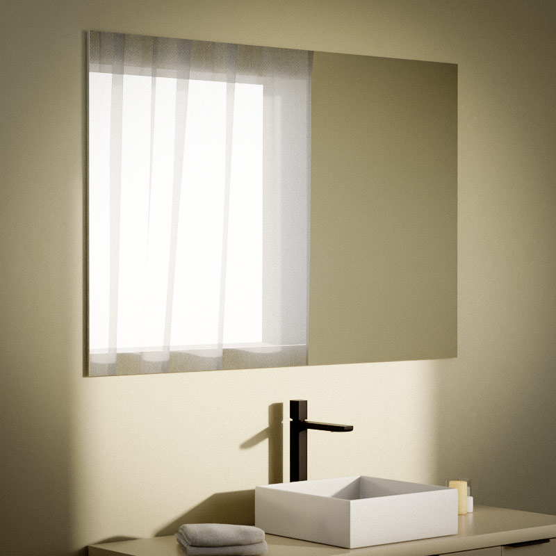 Miroir salle de bain 120X80 cm, Reflect