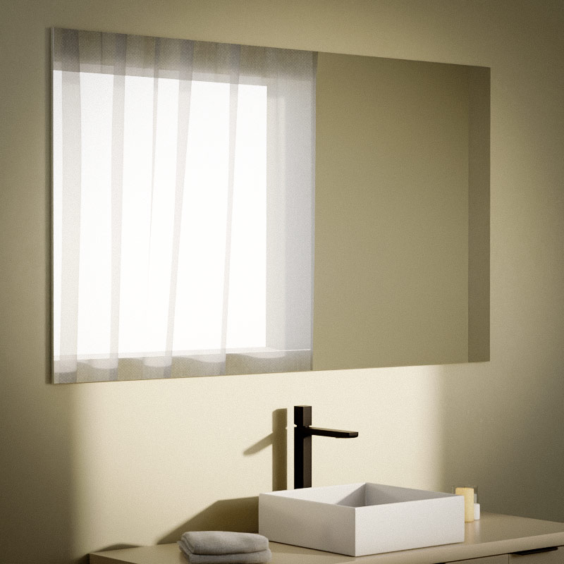 Miroir salle de bain 140X80 cm, Reflect