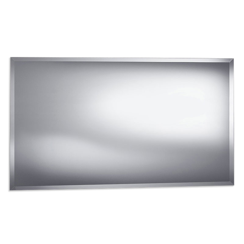 Miroir salle de bain 140x80 cm, biseauté, Reflect