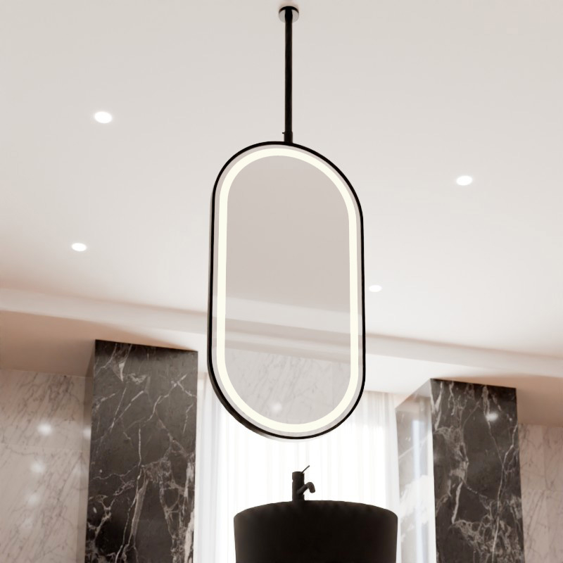 Miroir suspendu Led, 50X100, Châtelet, 2 couleurs