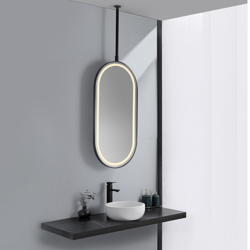 Miroir suspendu Led, 50X100, Châtelet, 2 couleurs