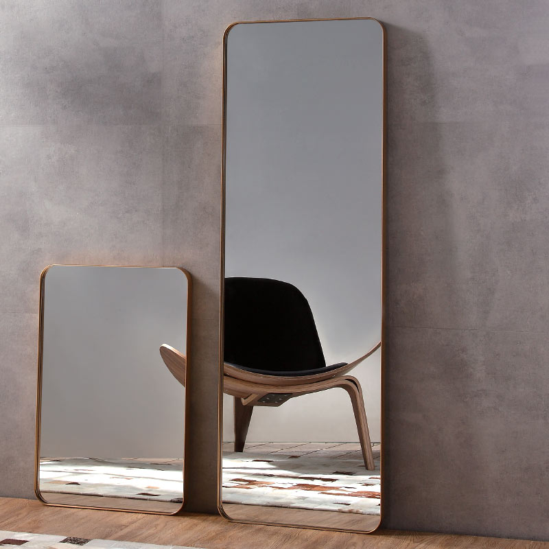 Miroir à poser l.150 x H.50 cm en métal, Frame, 2 couleurs