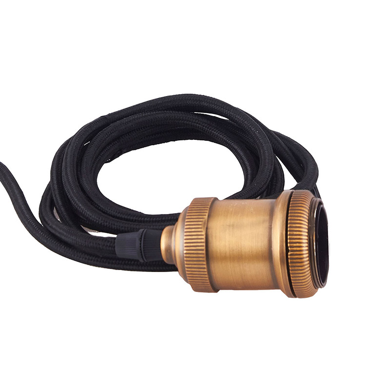 Suspension industrielle douille cuivre avec câble nylon