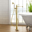 Robinet mitigeur de bain au sol, doré, Liberty