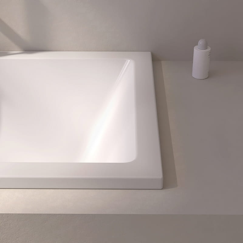 Baignoire rectangulaire, 180x80 cm, acrylique, Cavallo