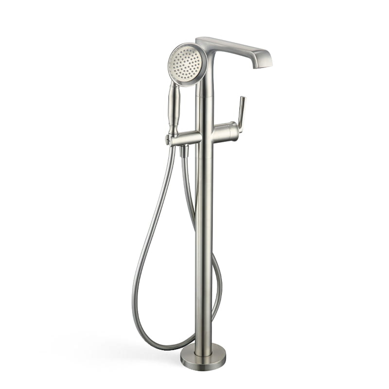 ART DECO MITIGEUR BAIN/DOU. AU SOL INOX BROSSE 