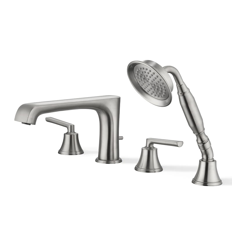 ART DECO MITIGEUR BAIN/D DE PLAGE 4T INOX BROSSE 