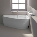 Baignoire d'angle asymétrique droite, 160 x 105 cm, Selena