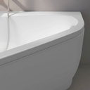 Baignoire d'angle asymétrique gauche, 160 x 105 cm, Selena