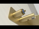 Set Douchette hygiénique avec porte rouleau Chrome Châtelet