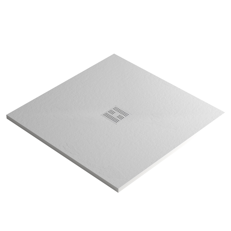 Nuance Sl Receveur 100X100 Blanc+Grille + Bonde
