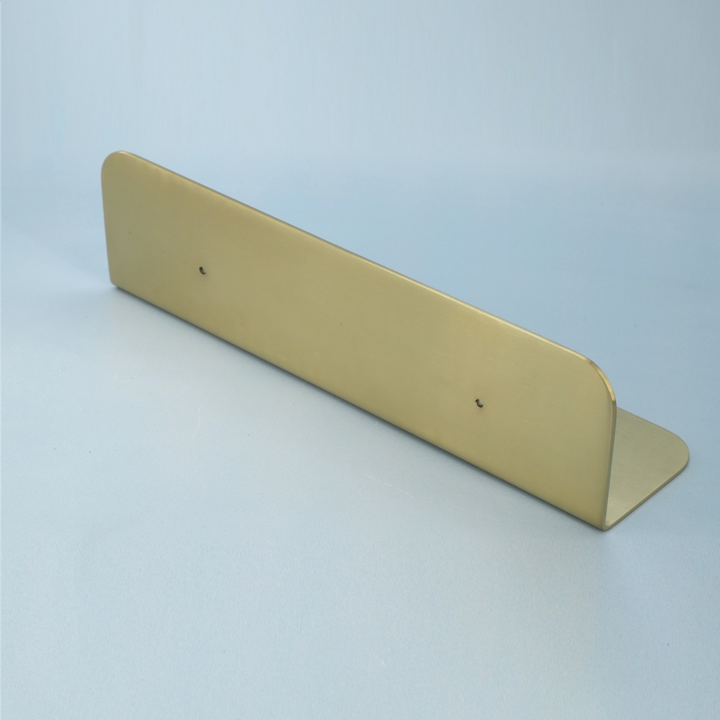 Etagère murale inox, 36, 60 ou 90 cm, Doré brossé, Châtelet