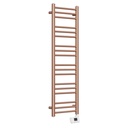 Sèche-serviette électrique, 500W, 40x120x9.2 cm, Doré rose mat, Châtelet