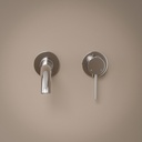 Robinet mitigeur lavabo mural encastré, chrome, Châtelet III