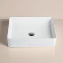 ENORA VASQUE A POSER RONDE 47CMX36CM BLANC BRILLA