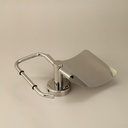 Porte-rouleau avec couvercle, chrome, Châtelet