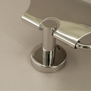 Porte-rouleau avec couvercle, chrome, Châtelet