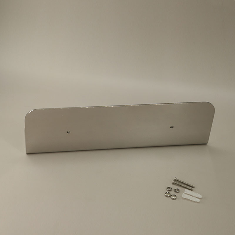 Etagère murale inox, 36, 60 ou 90 cm, chrome, Châtelet