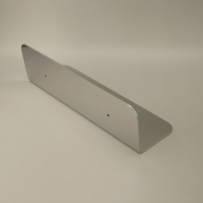 Etagère murale inox, 36, 60 ou 90 cm, chrome, Châtelet