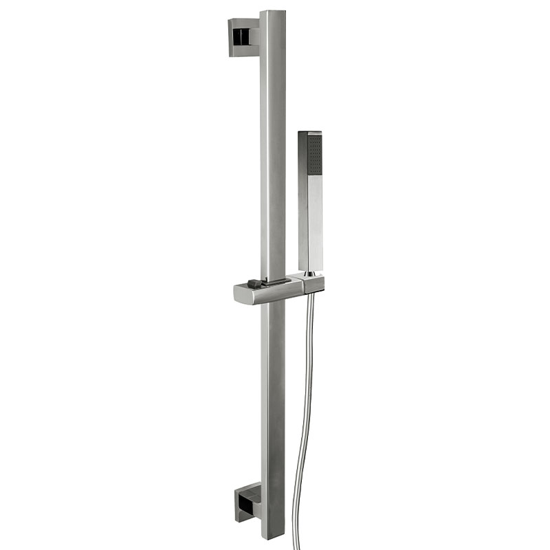 Set barre de douche complet, chrome, Tuileries II