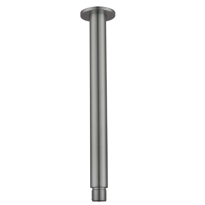 Bras de douche plafond, inox brossé