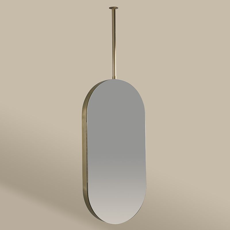 Chatelet 2 Miroir Fix.Plafond 50X100 Led Dore Mat 