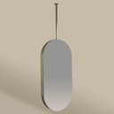 Chatelet 2 Miroir Fix.Plafond 50X100 Led Dore Mat 