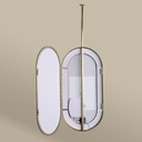 Chatelet 2 Miroir Fix.Plafond 50X100 Led Dore Mat 