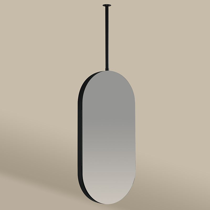 Chatelet 2 Miroir Fix.Plafond 50X100 Led Noir Mat 