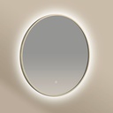 Chatelet Miroir Rond Diam50 Led+Anti-Buee Dore Mat