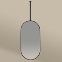 Chatelet 2 Miroir Fix.Plafond 50X100  Noir Mat 