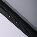 Chatelet 2 Miroir Fix.Plafond 50X100  Noir Mat 