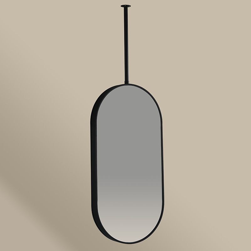 Chatelet 2 Miroir Fix.Plafond 50X100  Noir Mat 