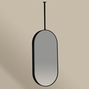 Chatelet 2 Miroir Fix.Plafond 50X100  Noir Mat 